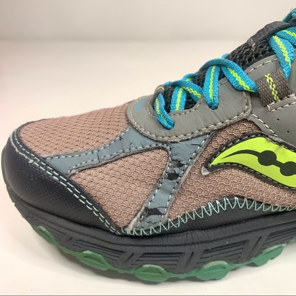 ❌SOLD❌Saucony Grid Raptor TR S15283-2, Gray & Teal, Womens Running Shoes Size: 9 - Picture 13 of 13